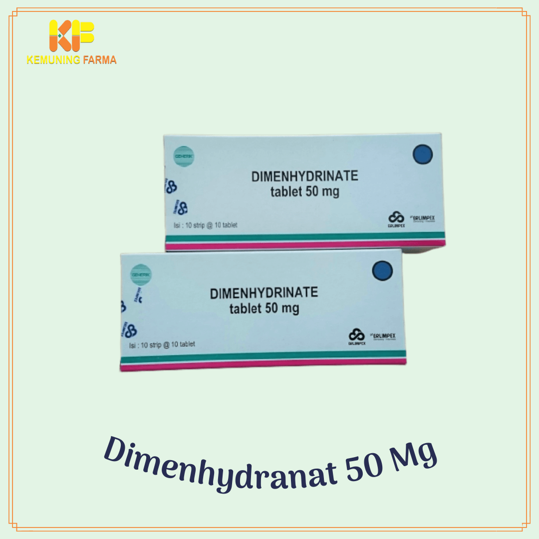 Dimenhydranat 50 Mg