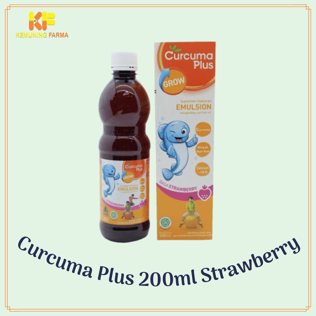 Curcuma Plus Syrup 200ml Strawberry