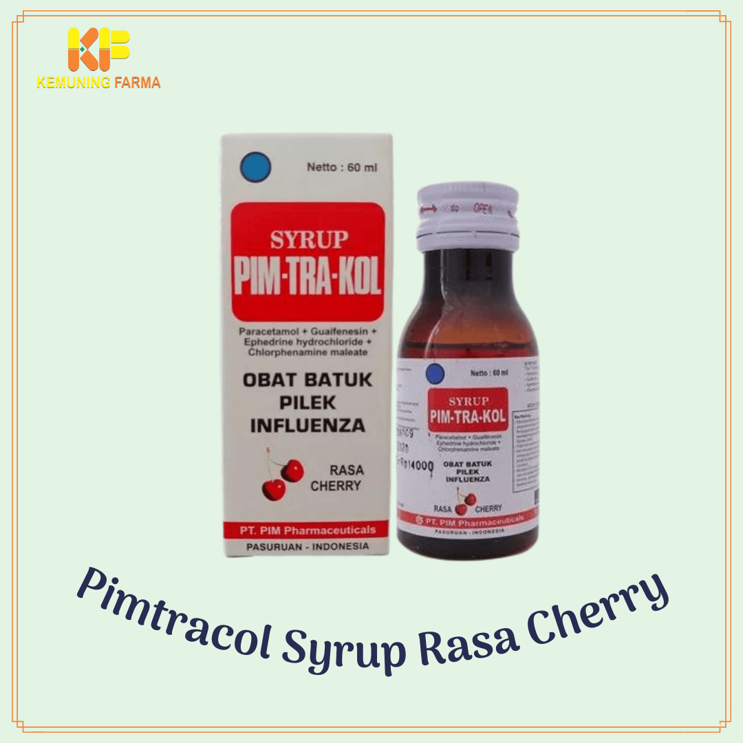 Pimtracol Syrup Rasa Cherry