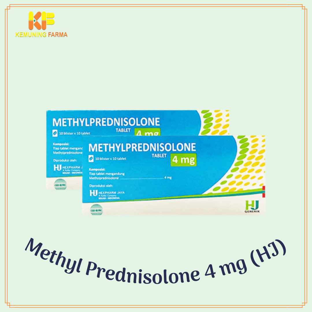 Methyl Prednisolone 4 mg (Merk HJ)