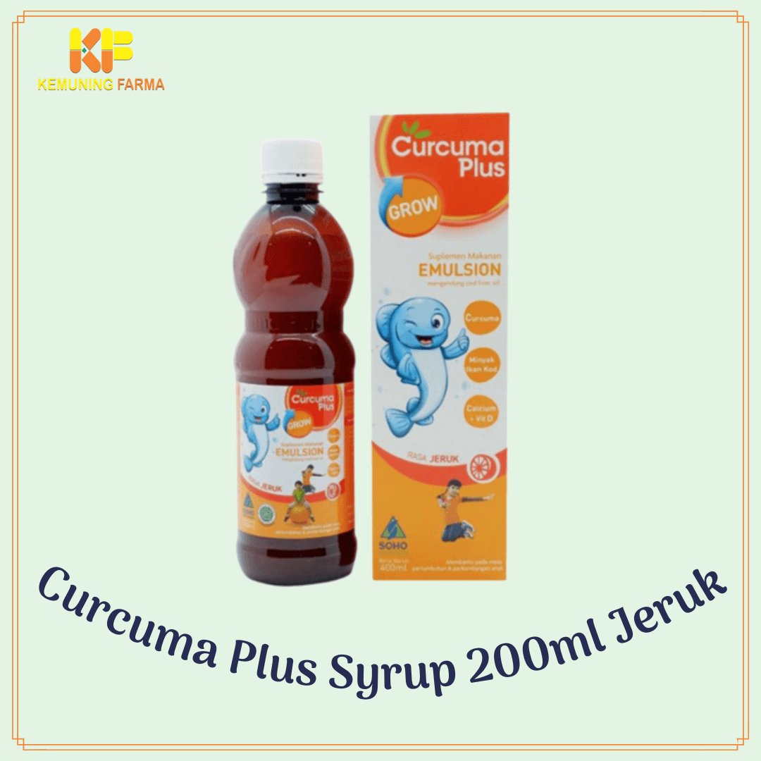 Curcuma Plus Syrup 200ml Jeruk
