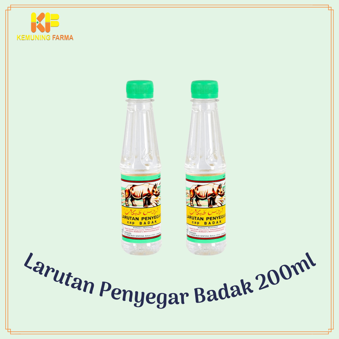 Larutan Penyegar Cap Badak (Botol 200ml)