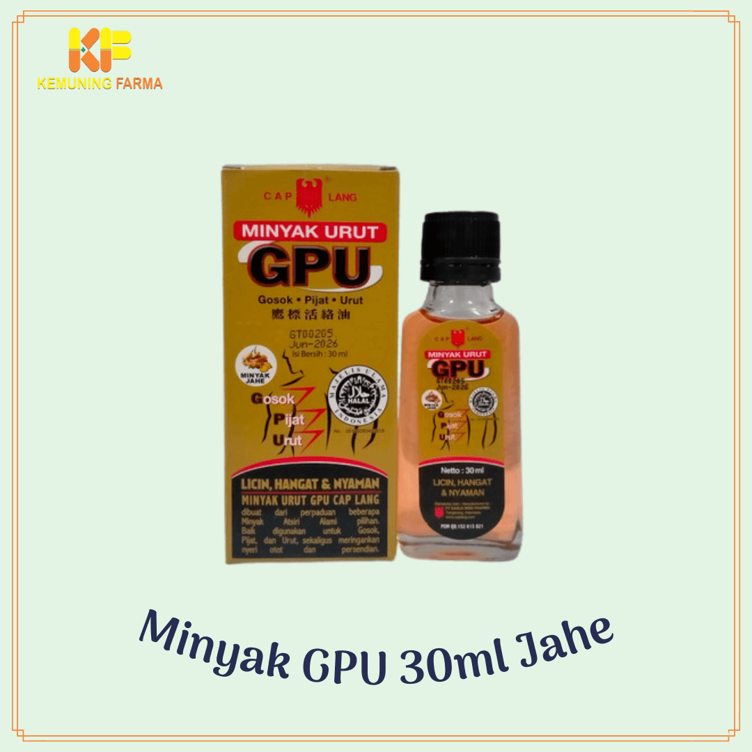 Minyak GPU 30ml Jahe